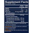 Omega 3 Silvestre Premium de Alaska 1100 mg (60 cápsulas blandas)