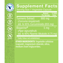 Triple Strength Turmeric con Curcuminoides (30 Capsulas)