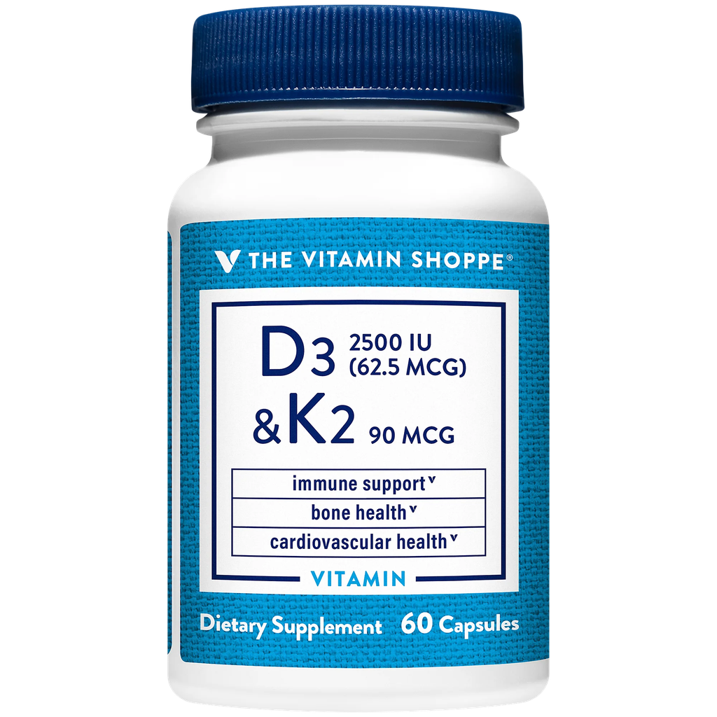 D3 2500 IU &amp; K2 (60 Capsulas)