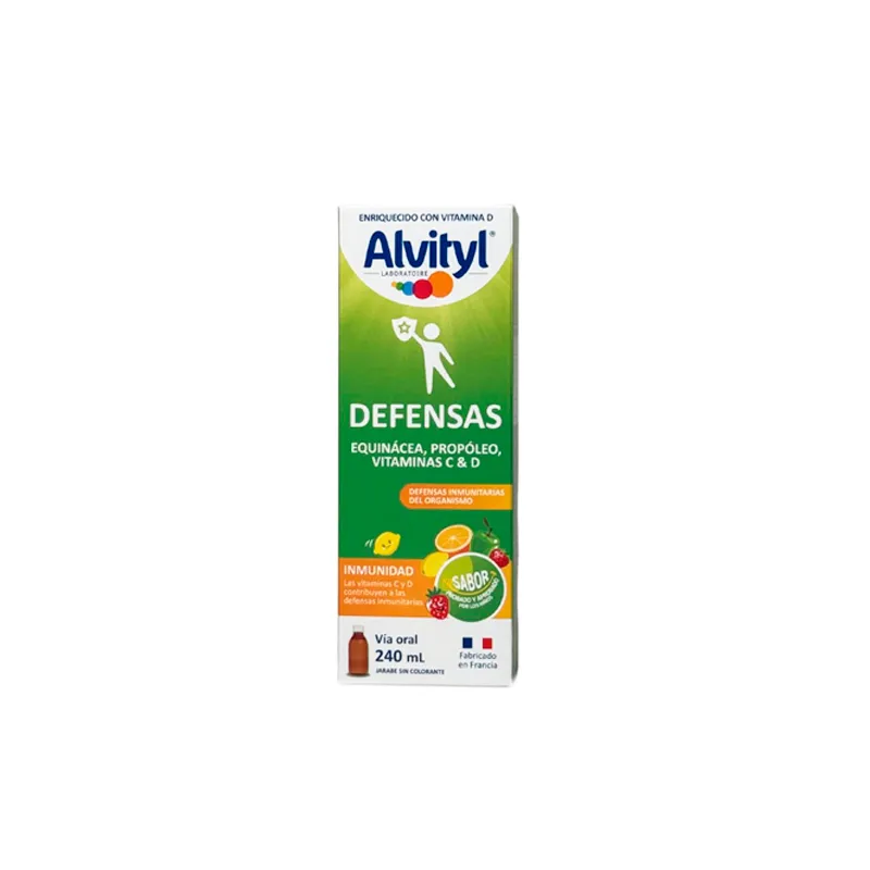 Alvityl Defensas Equinacea Propoleo Vitaminas C y D (Jarabe de 240 mL)