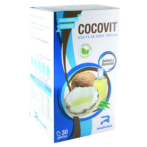 Cocovit Aceite de Coco 1000 mg (30 Perlas)