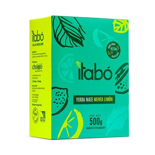 Yerba Mate Itabó Menta Limón (500gr)